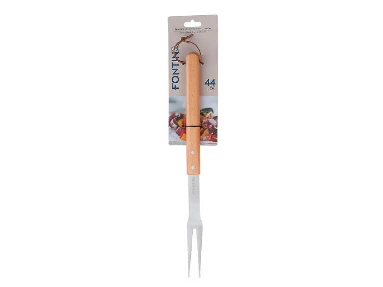 Trincho Acero Inox Mango Madera 44cm