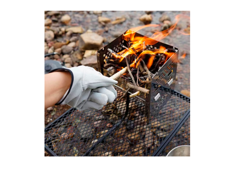 Pack parrilla Cepillo limpiador + 2 pares de guantes para asado
