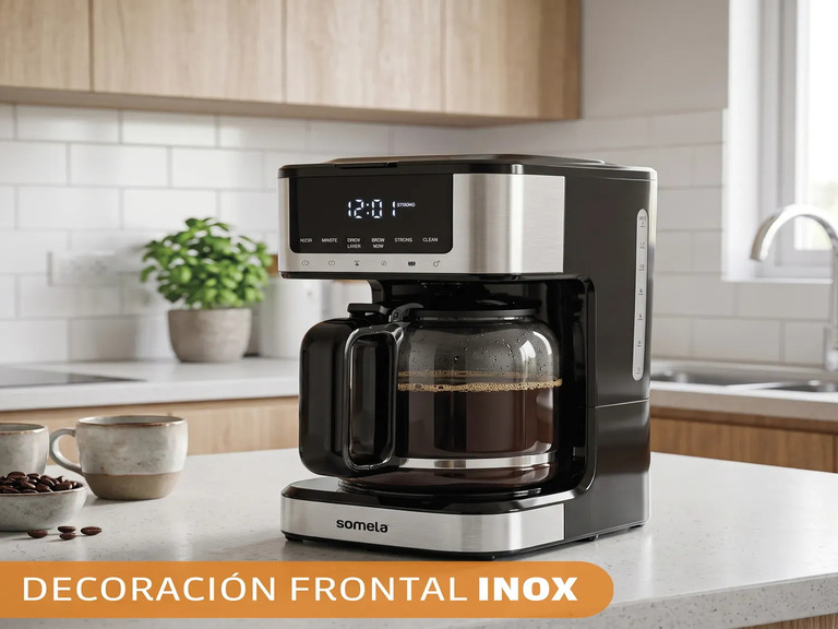 Cafetera de Goteo Somela SCM25XL Negro 14 Tazas