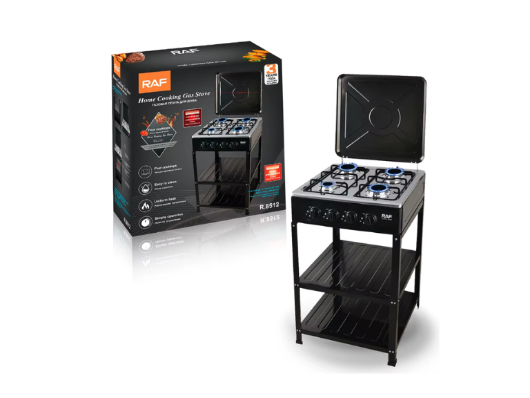 Cocina a Gas RAF R.8512 de Pie con 4 Quemadores