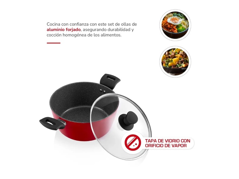 Bateria de Cocina Thomas 7 Piezas