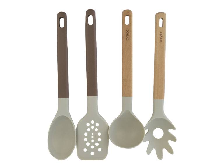 Set Utensilios de Cocina 4 Pzas Tierra