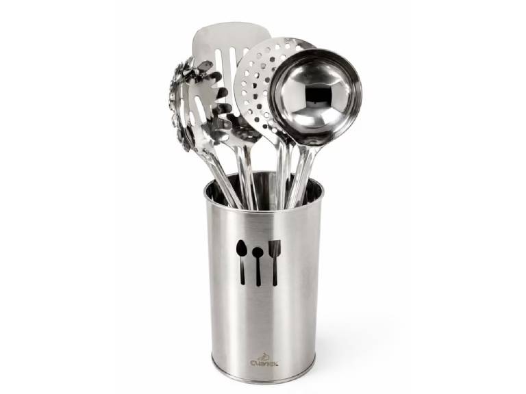 Set 5 Utensilios Cocina Acero Inoxidable