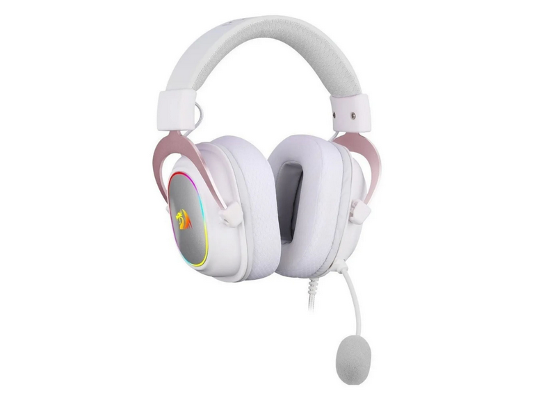 Audifonos Gamer Profesional LED Redragon Zeus Blanco